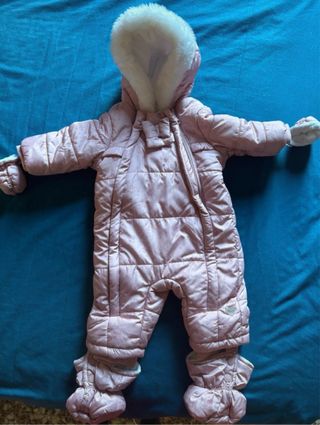 Tuta invernale neonata Chicco rosa