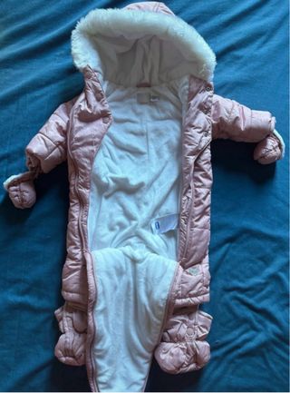 Tuta invernale neonata Chicco rosa