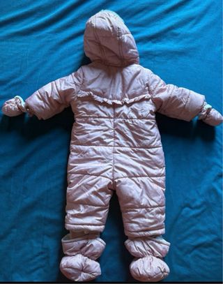 Tuta invernale neonata Chicco rosa