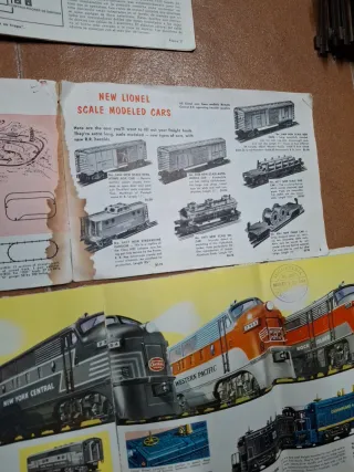 Catálogos y Manuales Originales LIONEL TRAINS