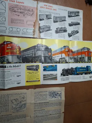 Catálogos y Manuales Originales LIONEL TRAINS