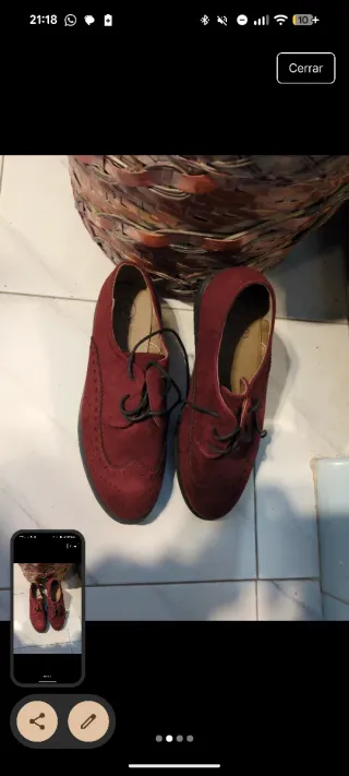 Zapatos rojos talla 39 sin estrenar