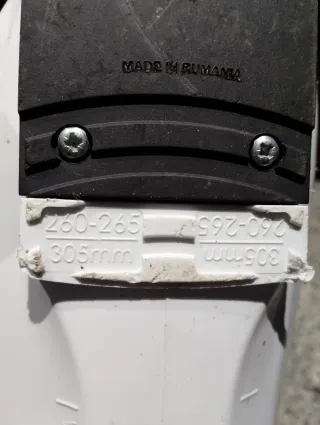 Botas de esquí mujer blancas