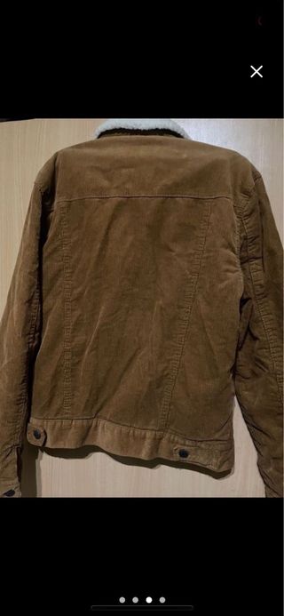 Chaqueta pana marron