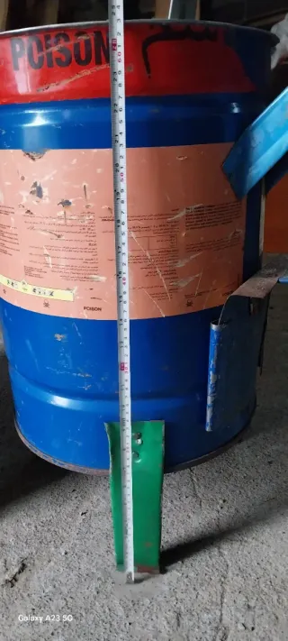 Chimenea leña metal nueva