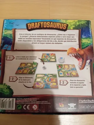 Juego de mesa Draftosaurus