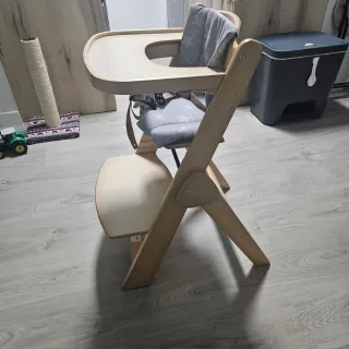 Trona de madera evolutiva para bebé