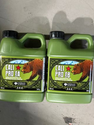 Cali Pro Grow A+B 500ml Fertilizante crecimiento