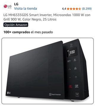 Microondas LG Negro