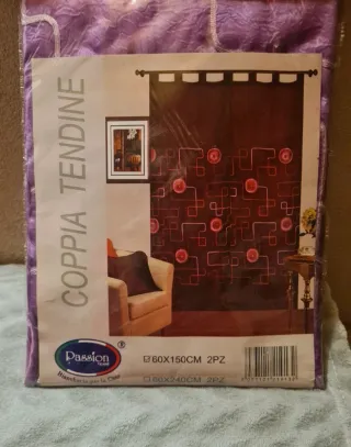 Coppia Tende Passion TIENNE 60x150cm