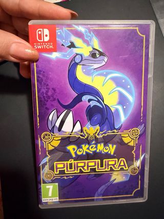 Caja Vacía Pokémon Púrpura Nintendo Switch