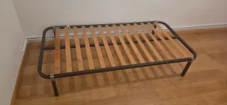 Somier 90cm Metal y Madera