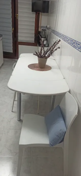 Mesa de cocina extensible 120 a180