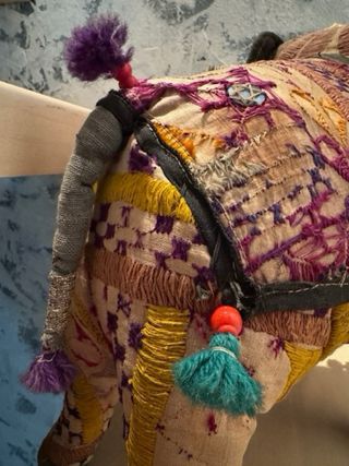 Elefante stoffa stile Anglo Raj. Anni ‘50 del ‘900