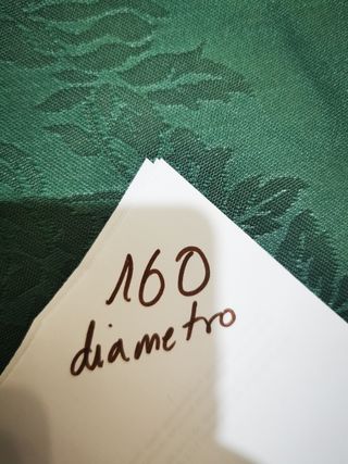 Mantel Mesa Redondo 160cm Verde