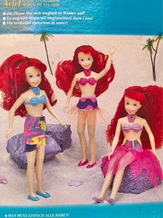 Barbie Ariel La Sirenita Tyco Magic Fin Fashions