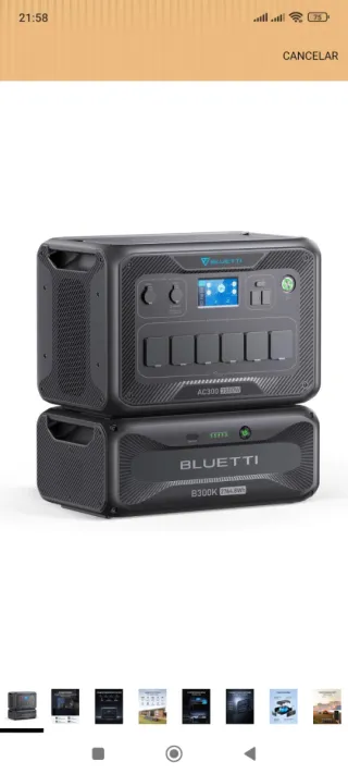 Estación de energía Bluetti AC300