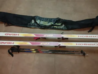 Esquís Head con Botas Salomon y Bastones