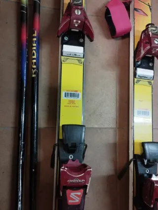 Esquís Head con Botas Salomon y Bastones