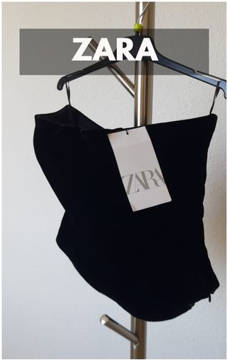 Top corsé. Con varillas. De Zara. Nuevo sin estren