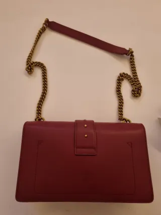 Borsa Pinko Pelle Bordeaux Donna