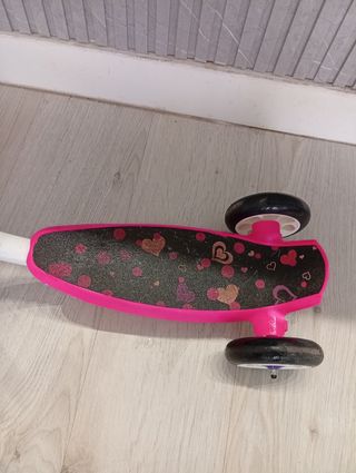 Patinete infantil 3 ruedas rosa