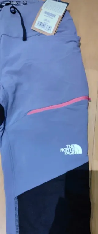 Pantalones The North Face Morado y Negro
