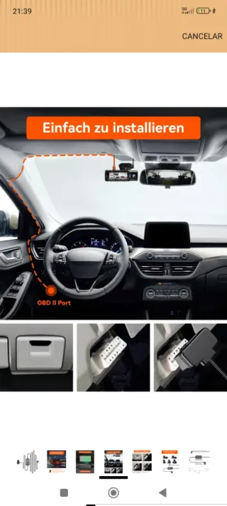 Cable Vantrue para cámara nuevo en caja