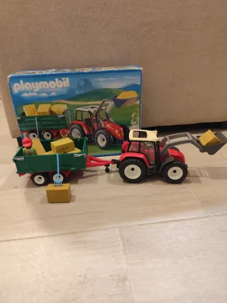 Playmobil Tractor y Remolque 4496