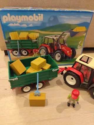 Playmobil Tractor y Remolque 4496