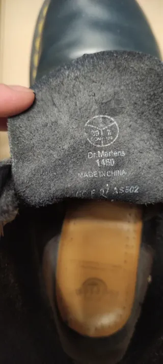 Anfibi Dr. Martens Blu Taglia 39