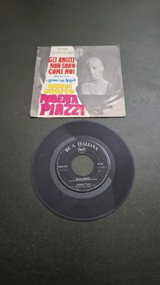 Disco 45 Giri Roberta Piazzi Gli Angeli