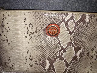 Pochette Rocco Barocco Beige/Marrone Pitonata