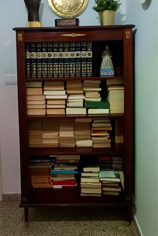 Estantería Clásica Madera Tallada