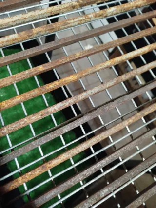 Barbacoa artesanal metal y madera