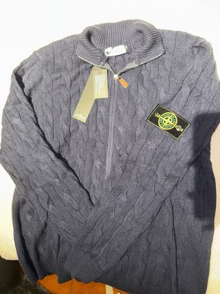 Jersey Stone Islan Cable Knit