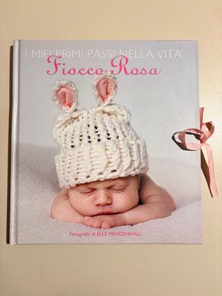 Libro album I miei primi passi nella vita Fiocco