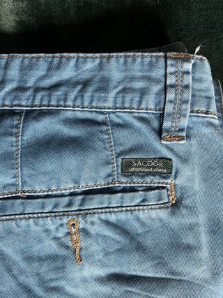 Calças de ganga Sacoor azuis homem