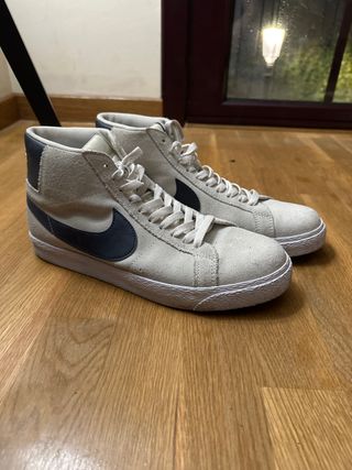 Nike SB Blazer Mid Beige/Azul