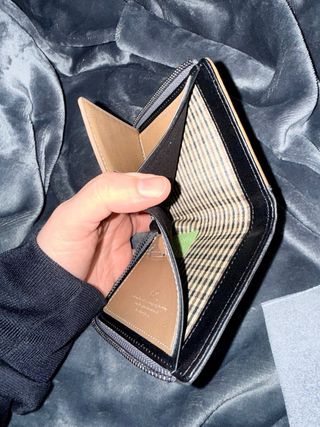 Cartera Bifold con Cremallera