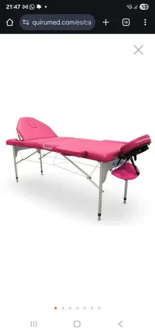 Camilla de masajes / Camilla fisioterapia Quirumed