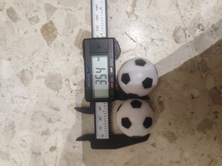 Pelotas futbolín 35.4 mm