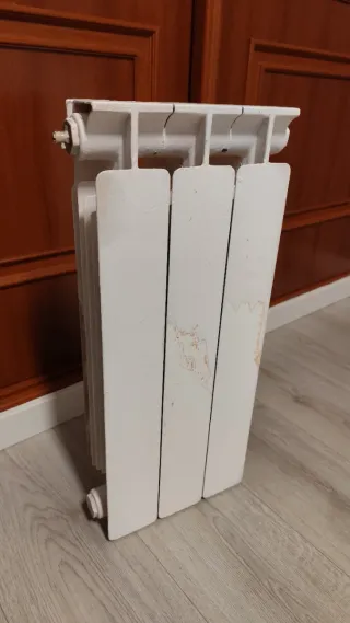 Radiador blanco aluminio 3 elementos