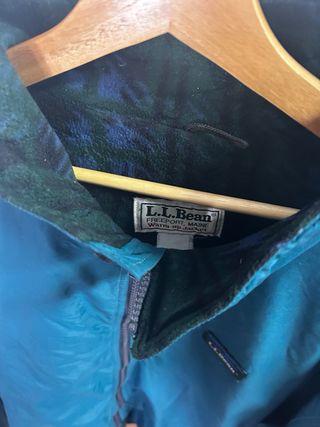 Chaqueta L.L.Bean Azul Marino y Verde