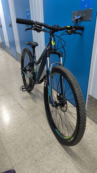 Bicicleta Montaña Mujer Verde Oliva