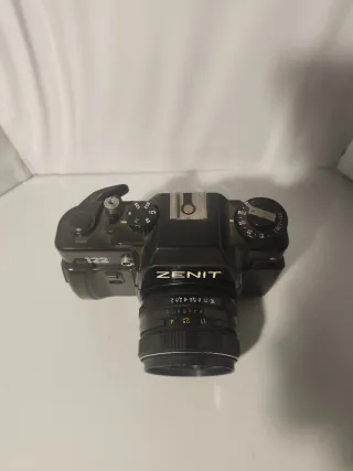Zenit 122 con Helios 44-6 M42