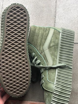 Zapatillas Vans Plataforma Verde Talla [Talla]