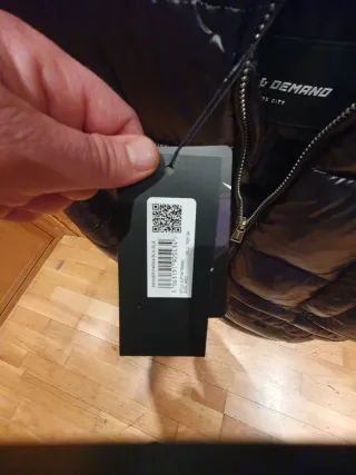 Chaqueta plumas de JD 3/4 negra