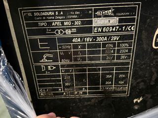 Grupo Soldar APEL MIG-382/260/302