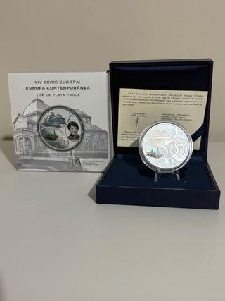Moneda 10€ Plata Proof España 2017 Europa